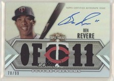 2012 Topps Triple Threads Future Phenoms Relics 78/99 Ben Revere #104 Auto 0b2