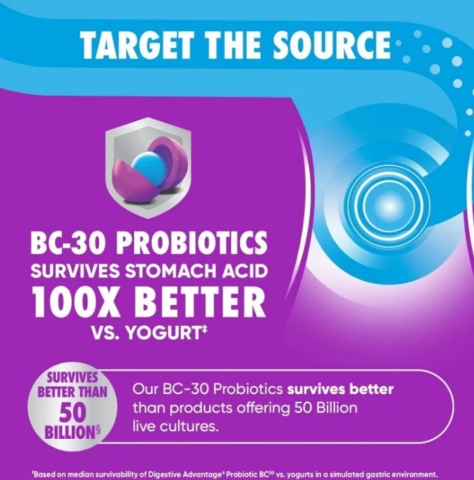 Schiff Digestive 3 en 1 Advantage Probiotic 120 gomitas caducan 5/2026 Foto 3 de 4