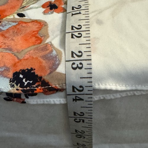 Zac & Rachel Damen Bluse Größe Petite Gr. PM Blumenmuster Kurzarm Flatter Modern - Bild 12 von 12