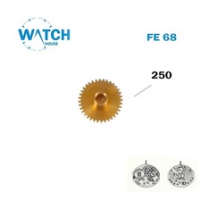 Stundenrad - Uhrwerk FE 68 - Gold - Swiss Part No.250