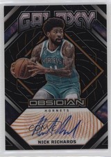 2022-23 Obsidian Galaxy Ink Electric Etch Orange 38/50 Nick Richards Auto 0x7c