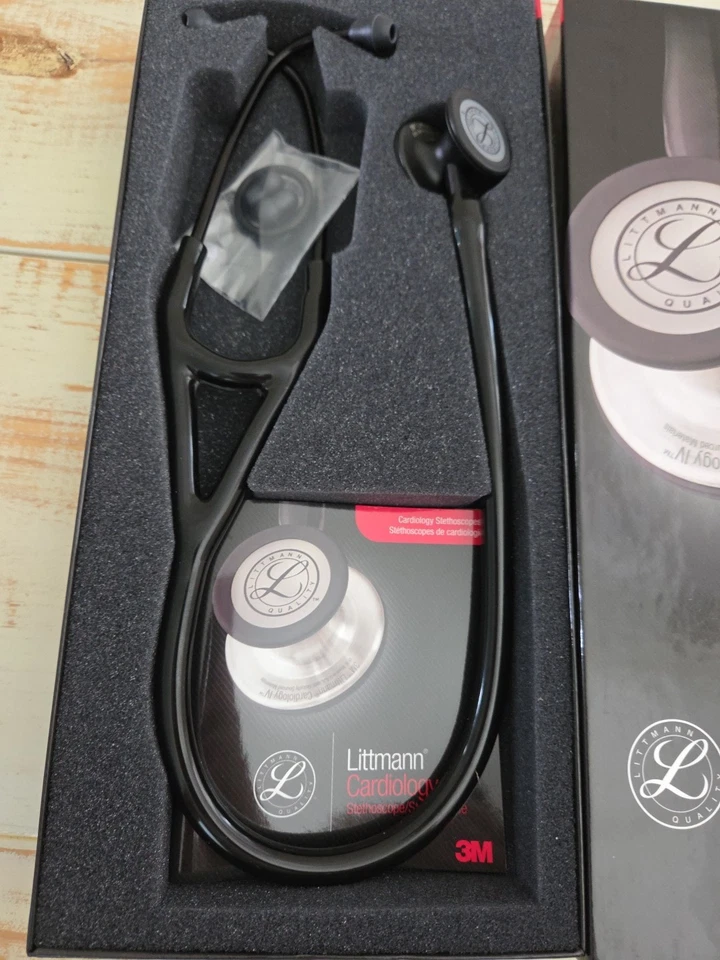 Littmann Cardiology IV Stethoscope - Black Tube, Black Finish Ed., 6163 - NEW!! - Image 4 of 4
