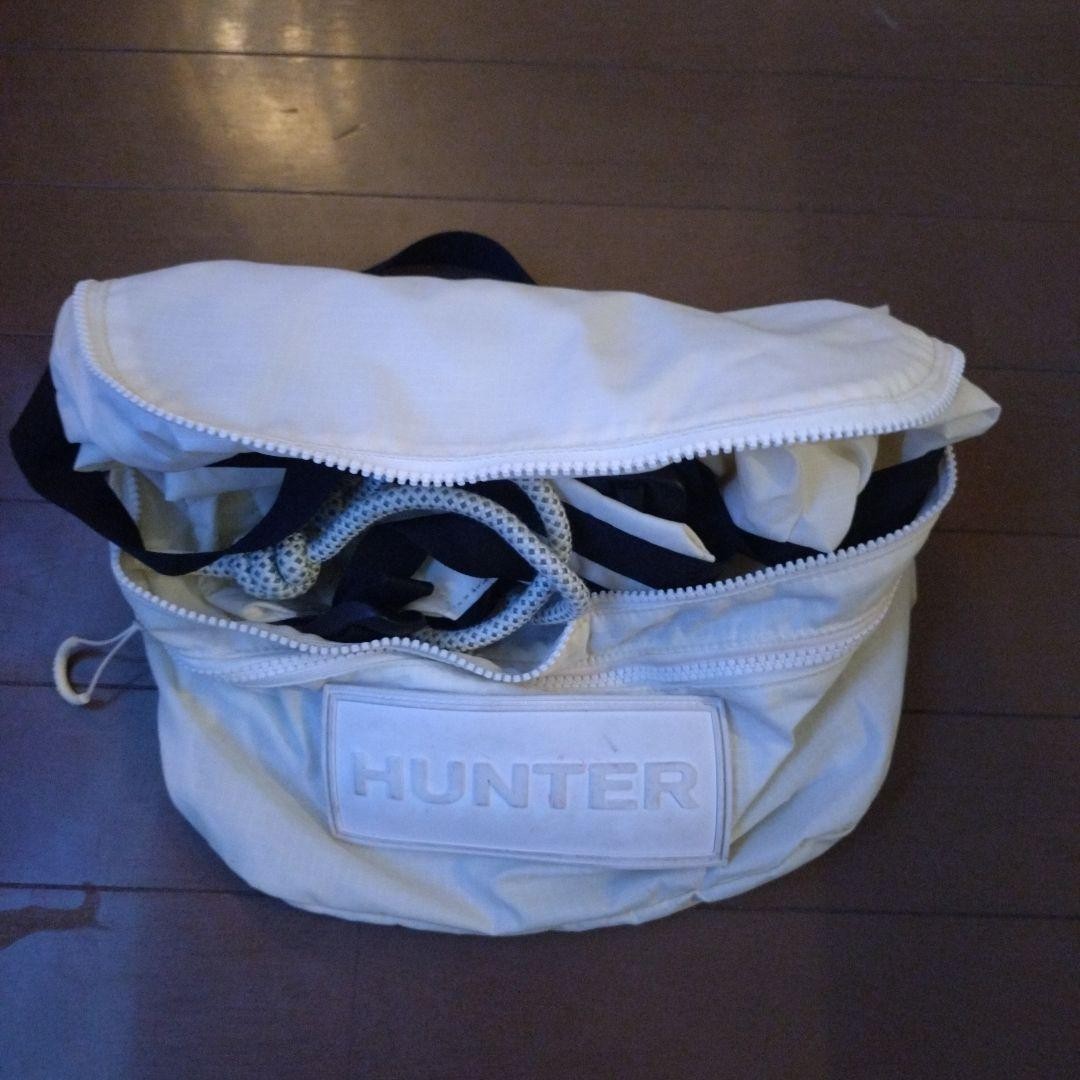 HUNTER white drawstring backpack Japan - image 8
