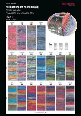 Austermann Step 6fädig Irish Rainbow Wolle für Socken, Pullover (99,33 EUR/kg)