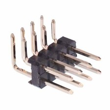 25 x 8-Way Double Row Right Angle Male Header 2.54mm