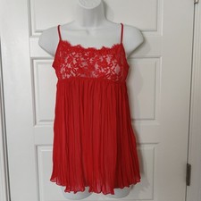 Victoria's Secret Dream Angels Dare to Dream Lace Pleated Babydoll Set Sz M NWOT