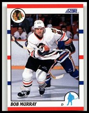 1990-91 Score American #376 Bob Murray Chicago Blackhawks