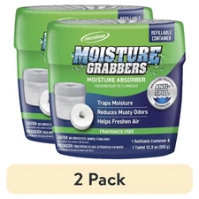 (2 pack) Concrobium Moisture Grabber Container- 12.3 oz Tablet