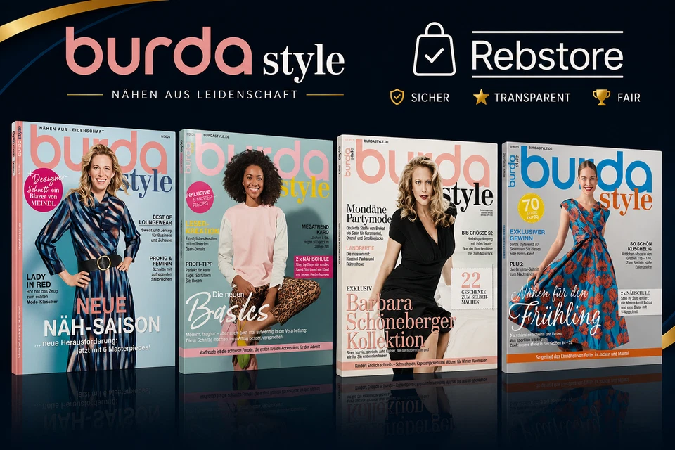 Burda Style/Easy/Kids Magazin | Schnittmuster | Auswahl aus Sammlung | Nähen DIY - Bild 1 von 1