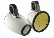 Audiopipe Marine 6" Wakeboard Tower Speaker Enclosures White Pair APMP-601WETW