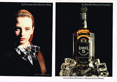WERBUNG WERBUNG 094 1989 LABEL 5 Scotch Whisky (2 Seiten )