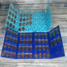 Walt Disney World Pressed Coin Collection Book Pressed Penny Pennies Quarters
