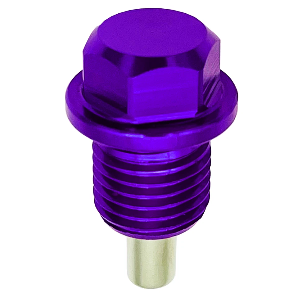 PURPLE M14 x 1.5 MAGNETIC Oil Drain Plug HONDA ACURA MITSUBISHI - FAST USA SHIP - Image 4 of 4