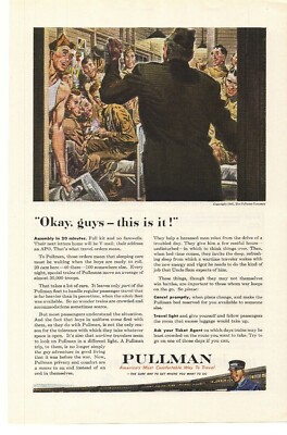 1943 Pullman Train Advertisement