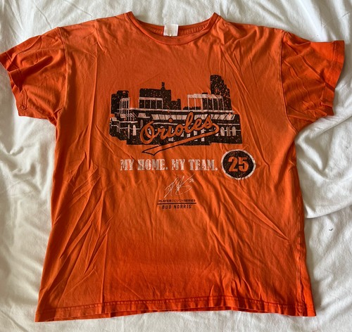 Camiseta naranja Baltimore Orioles Bud Norris Player Design Series talla M - Imagen 2 de 4
