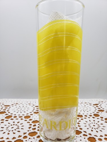 Set of 2 Bacardi Limon Rum 7" Tall High Ball Clear Yellow Glasses - Picture 6 of 12