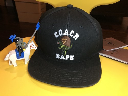 Bape® X Coach baseball Cap Black 
