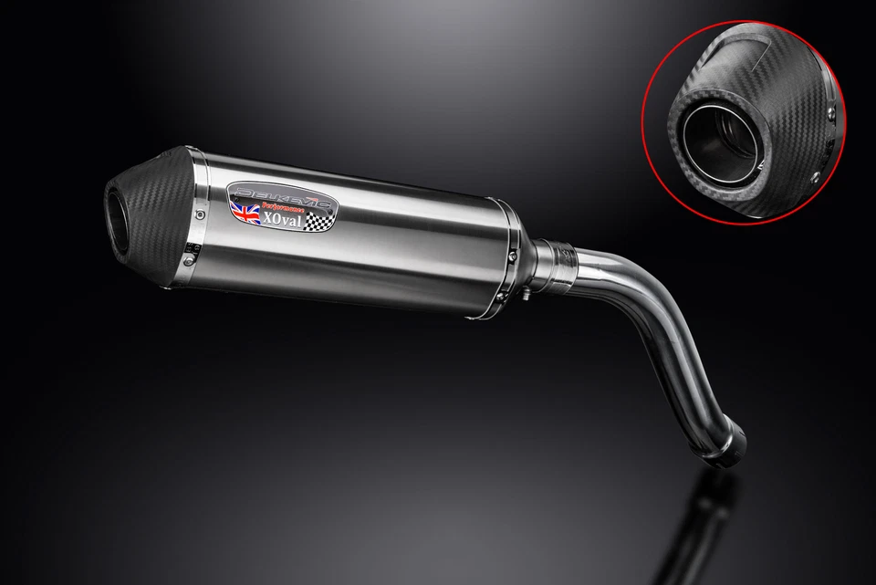 Suzuki SV650 2003-2012 Slip On 13.5" X-Oval Kit Silenciador de Escape Inoxidable Foto 2 de 4