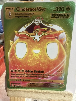 ダンガーVMAX 320HP ポケモンカード Cinderace Vmax Multi Color 🕺Foil Fan Art 🖼️ Hp320 NM | eBay