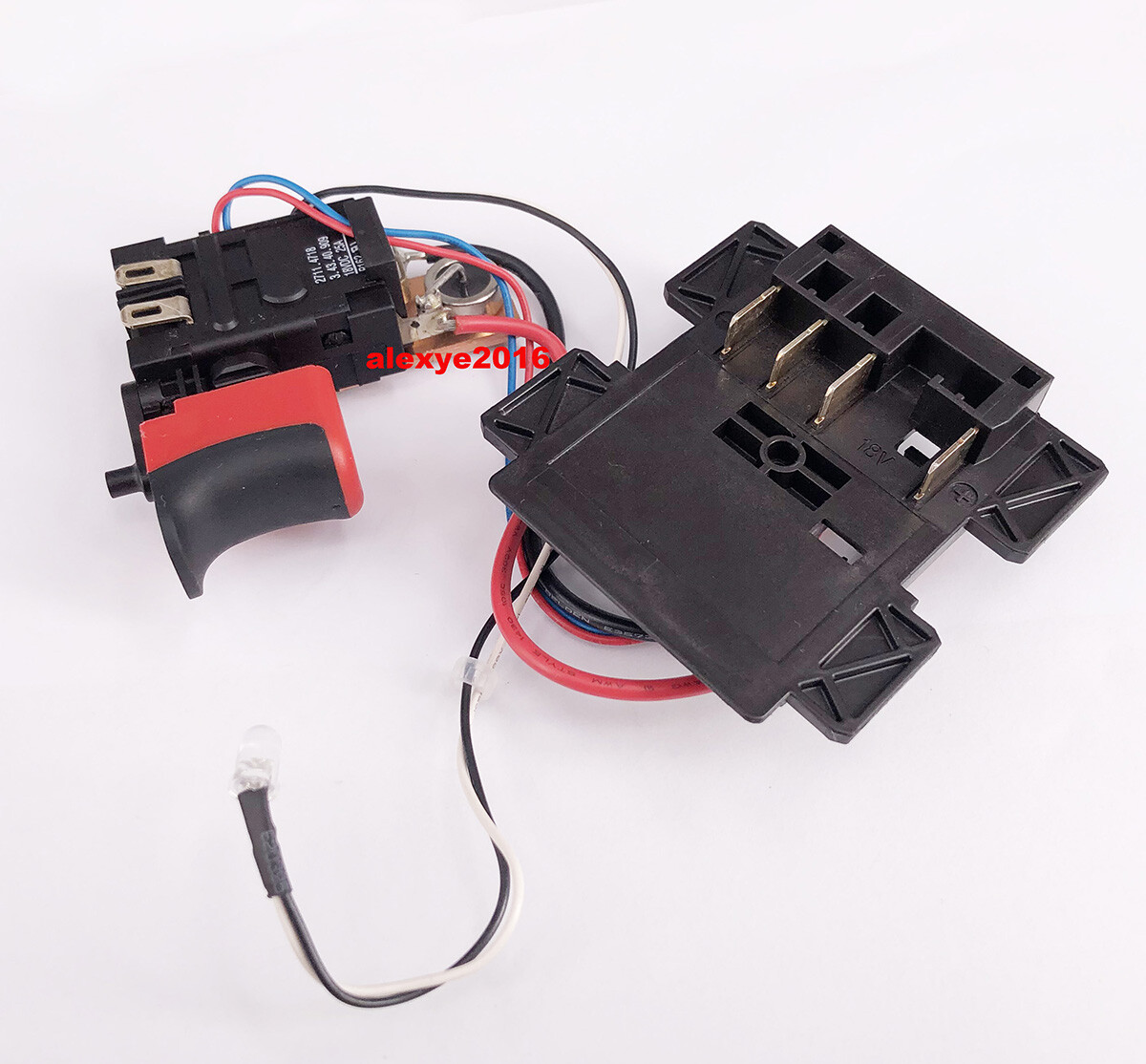 MARQUARDT 2711.4718 Switch 18VDC 25A with Connector and Light 3.43