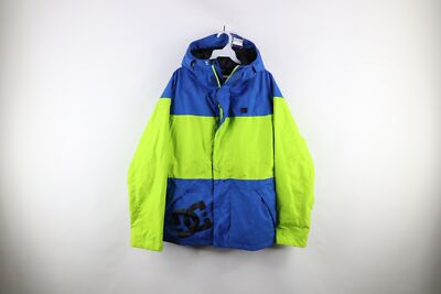 Jaqueta de montanha vintage DC Shoes masculina XS color block com