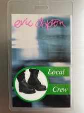 Eric Clapton RARE! Nothing But The Blues Tour backstage pass