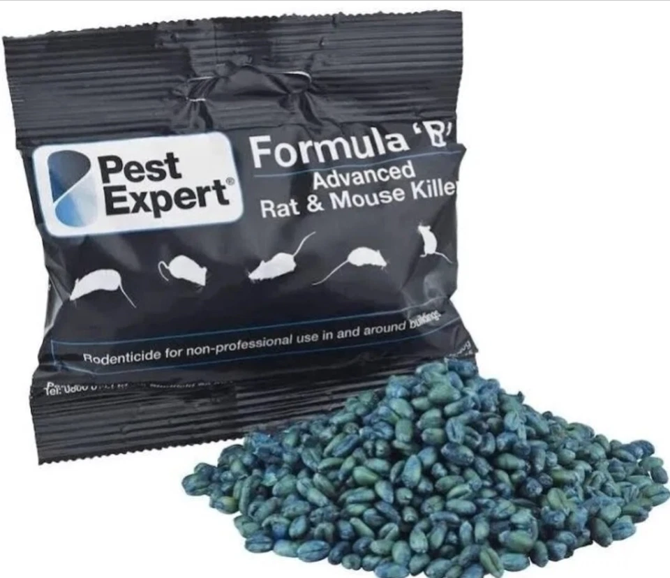 NEXT DAY DELIVERY PEST EXPERT FORMULA B+ RAT / MOUSE POISON EXTRA STRONG!!! 300g