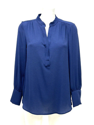 Ex Wallis Crinkle Feel Long Sleeve V-Neck Blouse Sizes 12 14 16 18 20