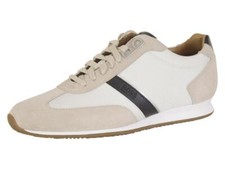 Hugo Boss Men's Orland White Memory Foam Sneakers Shoes
