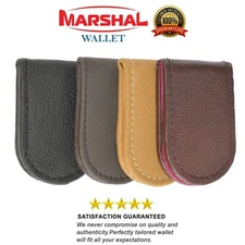 Men's  Leather Strong Magnetic Money Clip