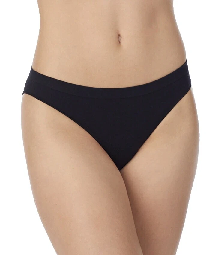 Bikini Black Solid Panties for Women
