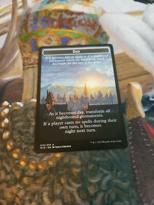 Day / Night Token MTG Midnight Hunt - Pack Fresh -