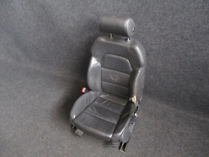 LEDER Fahrersitz Audi A6 S6 4F Sport Sitz vorne Ausstattung schwarz