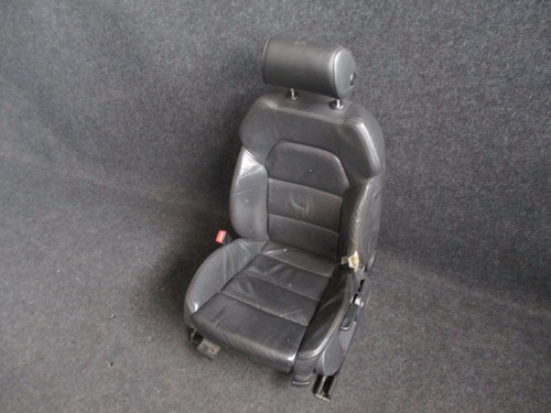 LEDER Fahrersitz Audi A6 S6 4F Sport Sitz vorne Ausstattung schwarz