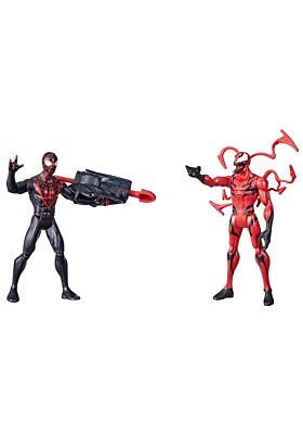 Marvel Spider-Man Miles Morales Vs Carnage Battle Packs, 6-Inch