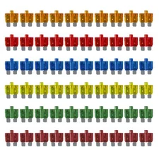 60pcs LED Blade Fuse Assortment, Smart Glow, 5A 10A 15A 20A 30A 40A, ATO/ATC 12V