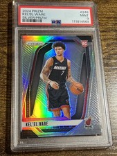 KEL'EL WARE 2024-25 Prizm Rookie True Silver Refractor #248 Heat RC PSA 9