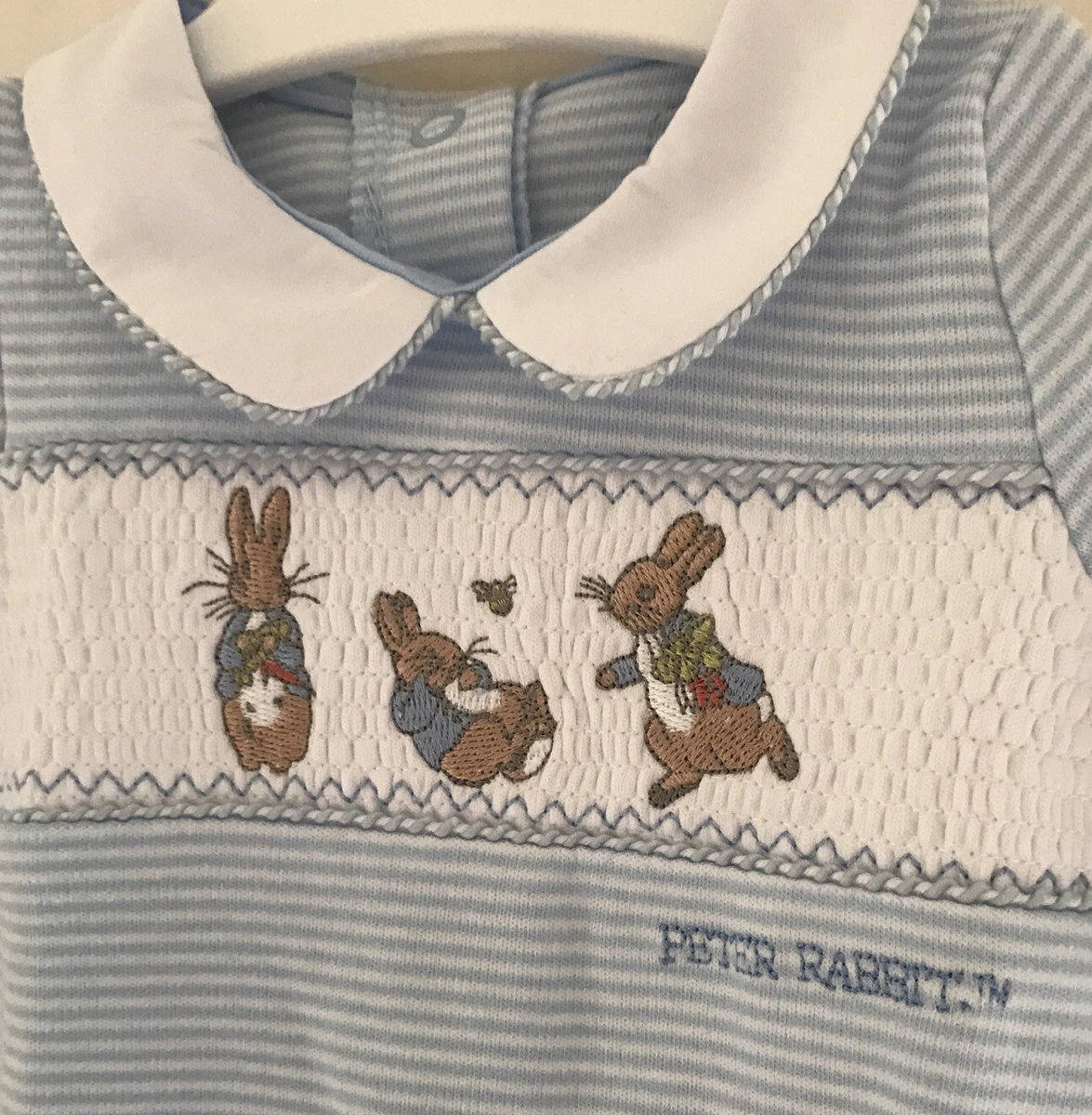 Peter rabbit hotsell smocked baby grow