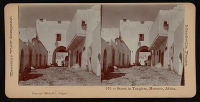 Photo:Street in Tangiers, Morocco, Africa 1895