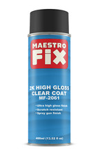 Maestro Fix 2k Acrylic High Gloss Clear Coat 13.5oz Aerosol Spray Can