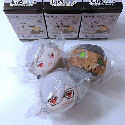 Mochi Mochi Mascot NieR:Automata Ver1.1a Plush Keychains (Adam, Eve, and Pascal)