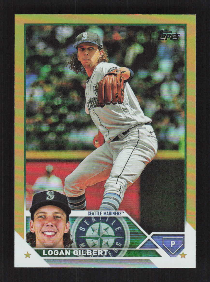 Logan Gilbert 2023 Topps Gold Foil Seattle Mariners #424