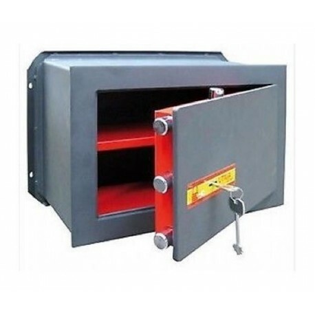 CASSAFORTE TESORETTO A MURO UTILIA TOP 490X195X320H MM IN ACCIAIO CON CHIAVE
