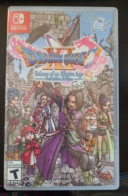 Switch Dragon Quest Xi S Definitive Edition Authentic Case ONLY