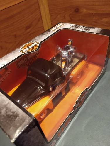 MAISTO 1:24 1948 FORD F-1 PICKUP & 1:24 HD 1958 FLH DUO GLIDE - Picture 11 of 12