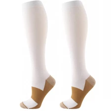 Compression Socks Stockings Womens Mens Knee High Medical 20-30 mmHG Sports&Gym