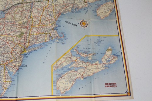 1951 Shell Road Map: Eastern United States - Picture 4 of 12