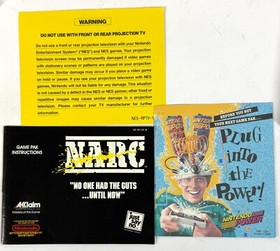 NARC Nintendo Entertainment System NES 1990 Side Scrolling Crime Action Adventur