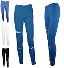 Ladies Ripped Skinny Fit Slim Jeans Trouser Stretch Pant Colour Legging Jeggings