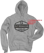 Striker Ice Fishing Gear Heavy Cotton Winter Hoodie Hooded Sweatshirt Mens Large
